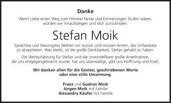 Anzeige von Stefan Moik von MGO