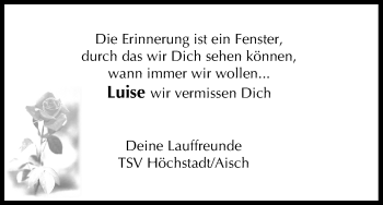 Anzeige von Luise  von MGO