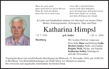 Anzeige von Katharina Himpsl von MGO