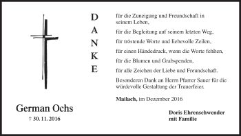 Anzeige von German Ochs von MGO