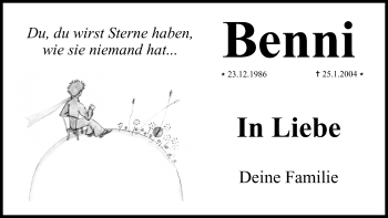 Anzeige von Benni  von MGO