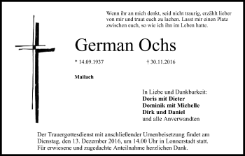 Anzeige von German Ochs von MGO