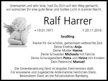 Anzeige von Ralf Harrer von MGO