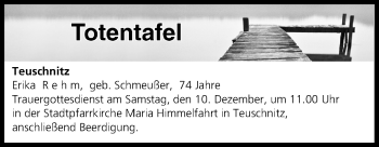 Anzeige von Totentafel vom 10.12.2016 von MGO