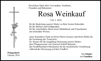Anzeige von Rosa Weinkauf von MGO
