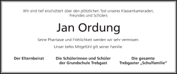Anzeige von Jan Ordung von MGO
