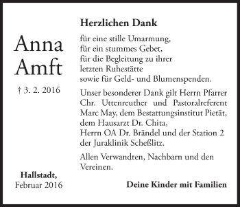 Anzeige von Anna Amft von MGO