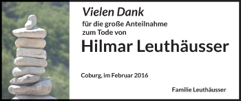 Anzeige von Hilmar Leuthäusser von MGO