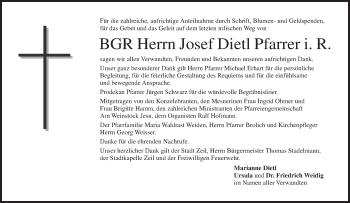 Anzeige von Josef Dietl von MGO
