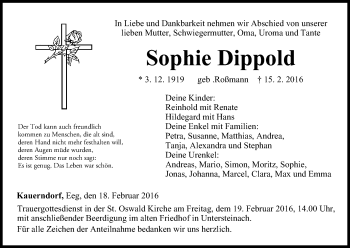 Anzeige von Sophie Dippold von MGO