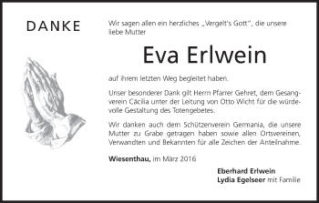 Anzeige von Eva Erlwein von MGO