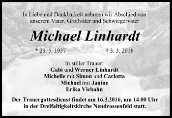 Anzeige von Michael Linhardt von MGO