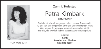 Anzeige von Petra Kimbark von MGO