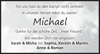 Anzeige von Michael  von MGO