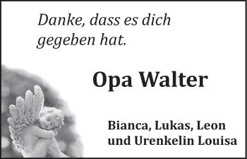 Anzeige von Opa Walter  von MGO