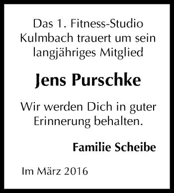 Anzeige von Jens Purschke von MGO