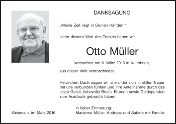Anzeige von Otto Müller von MGO