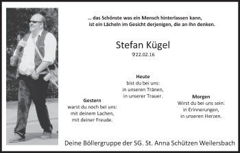 Anzeige von Stefan Kügel von MGO