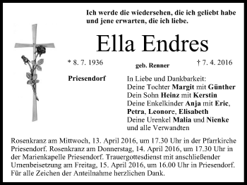 Anzeige von Ella Endres von MGO