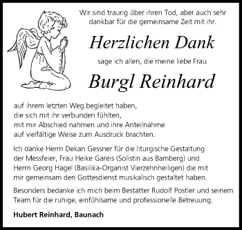 Anzeige von Burgl Reinhard von MGO