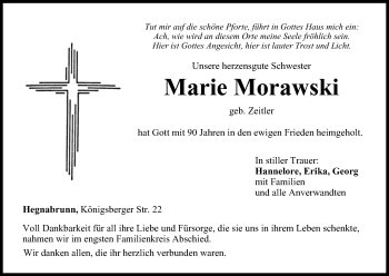 Anzeige von Marie Morawski von MGO