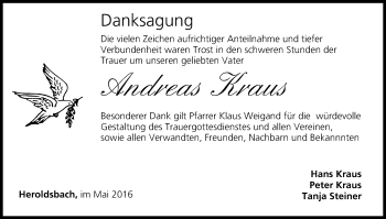 Anzeige von Andreas Kraus von MGO