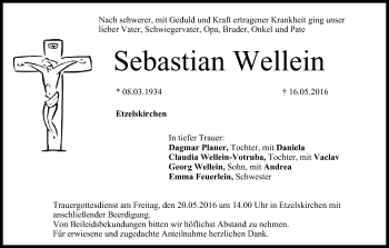 Anzeige von Sebastian Wellein von MGO