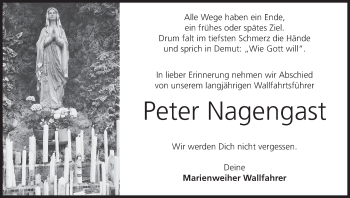 Anzeige von Peter Nagengast von MGO