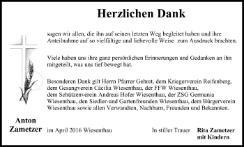 Anzeige von Anton Zametzer von MGO