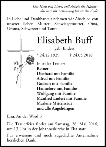 Anzeige von Elisabeth Buff von MGO