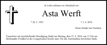 Anzeige von Asta Werft von MGO