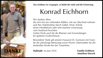 Anzeige von Konrad Eichhorn von MGO