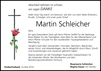 Anzeige von Martin Schleicher von MGO