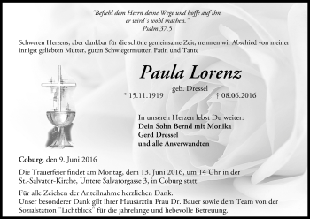 Anzeige von Paula Lorenz von MGO