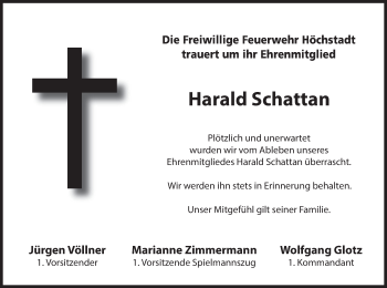 Anzeige von Harald Schattan von MGO