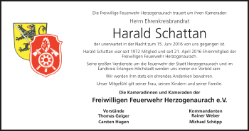 Anzeige von Harald Schattan von MGO