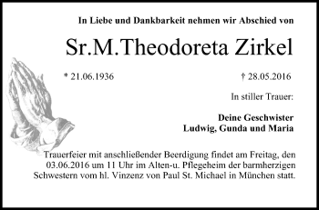 Anzeige von Theodoreta Zirkel von MGO