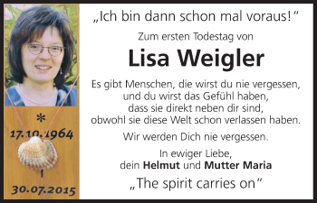 Anzeige von Lisa Weigler von MGO