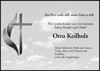 Anzeige von Otto Keilholz von MGO