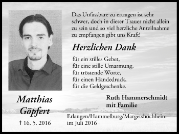 Anzeige von Matthias Göpfert von MGO