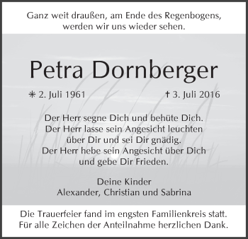 Anzeige von Petra Dornberger von MGO