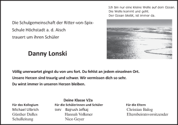 Anzeige von Danny Lonski von MGO