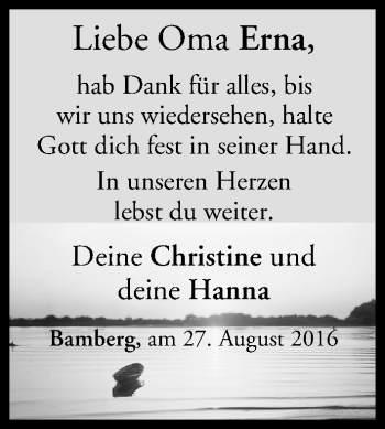 Anzeige von Erna  von MGO