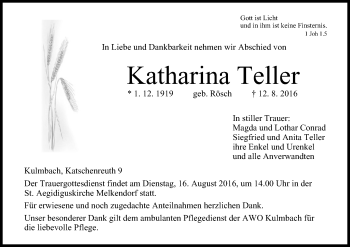 Anzeige von Katharina Teller von MGO