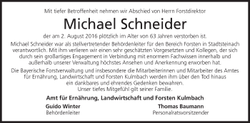 Anzeige von Michael Schneider von MGO