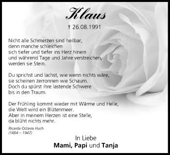 Anzeige von Klaus  von MGO