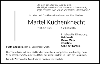 Anzeige von Martel Küchenknecht von MGO