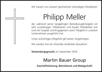 Anzeige von Philipp Meller von MGO