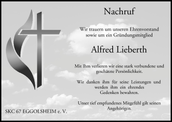 Anzeige von Alfred Lieberth von MGO