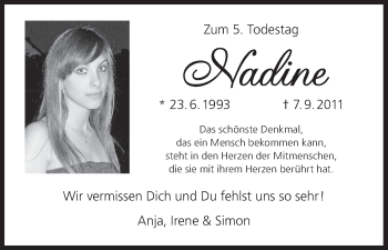 Anzeige von Nadine  von MGO